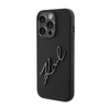 Karl Lagerfeld Silicone Karl Script - Etui iPhone 15 Pro (czarny) (KLHCP15LSKSBMCK)