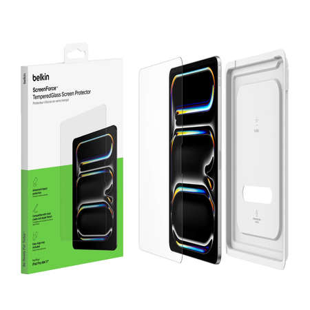 Belkin Szkło na iPad Pro 11'' (M4), TemperedGlass, z aplikatorem (OVI005HQ)
