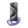 Karl Lagerfeld IML Crossbody Monogram Karl & Choupette Head MagSafe - Etui iPhone 15 Pro Max (fioletowy) (KLHMP15XHCKCKLCU)