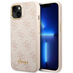 Guess 4G Metal Camera Outline Case – Etui iPhone 14 Plus (Różowy) (GUHCP14MHG4SHP)