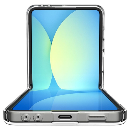 Spigen Ultra Hybrid Pro Mag MagSafe - Etui do Samsung Galaxy Z Flip 7 (Clear/White) (ACS09559)