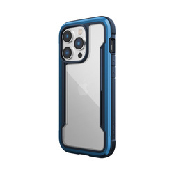 X-Doria Raptic Shield - Etui aluminiowe iPhone 14 Pro (Drop-Tested 3m) (Marine Blue) (494083)