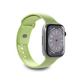 PURO ICON - Elastyczny pasek do Apple Watch 44/45/46/49 mm (S/M & M/L) (Matcha Green) (PUICNAW44LGRN)