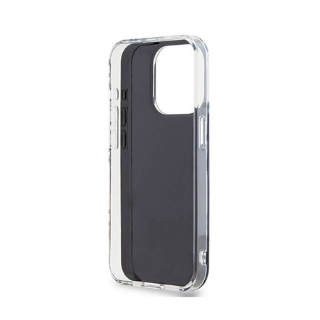 DKNY IML Checkered Mono Pattern - Etui do iPhone 15 Pro Max (czarny) (DKHCP15XHDLCEK)