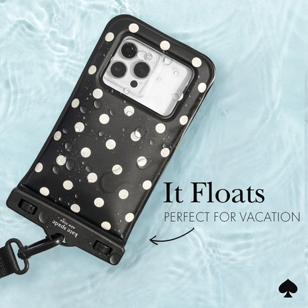 Kate Spade New York Waterproof Floating Pouch - Etui wodoodporne do smartfonów do 6.7" (Picture Dot) (KS053358)