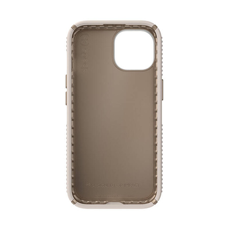 Speck Presidio2 Grip - Etui iPhone 16e /  iPhone 15 / iPhone 14 / iPhone 13 (Bleached Bone / Heirloom Gold / Hazel Brown) (150473-3214)