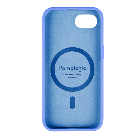 Pomologic CoverCase - silikonowa obudowa ochronna do iPhone 16e kompatybilna z MagSafe (blue) (POM-IPCCS16EMS-703)
