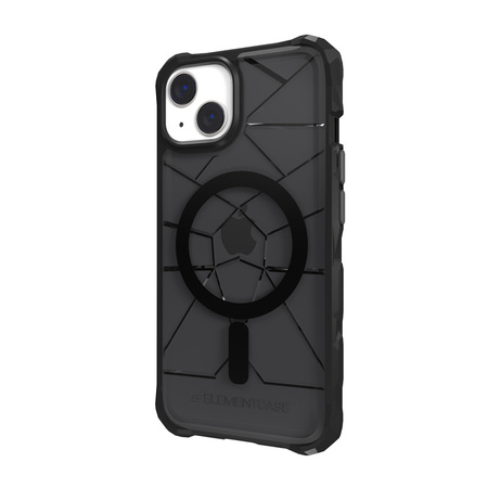 Element Case Special Ops X5 MagSafe - Pancerne etui iPhone 14 (Mil-Spec Drop Protection) (Smoke/Black) (EMT-322-263FQ-01)