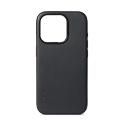 Decoded – skórzana obudowa ochronna do iPhone 15 Pro Max kompatybilna z MagSafe (black) (D24IPO15PMBC1BK)