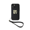 DKNY Wrist Strap Stock Logo - Etui iPhone 15 Plus (czarny) (DKHCP15MPBSWSK)