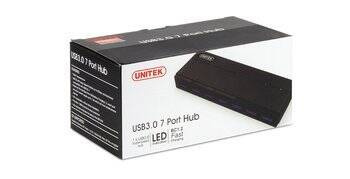 Unitek hub 7x USB 3.0 z zasilaczem i BC 1.2 (Y-3184)