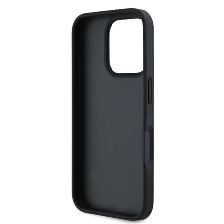 Karl Lagerfeld Cardslots Monogram - Etui iPhone 16 Pro Max (czarny) (KLHCP16XPGKHPRPK)