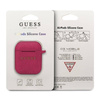 Guess Silicone Case - Etui AirPods (Fuchsia) (GUACCSILGLFU)