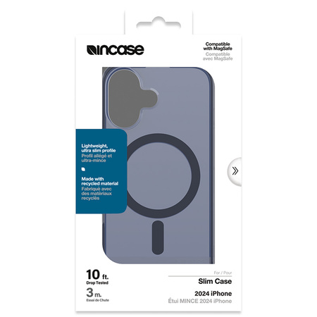 Incase Slim Case MagSafe - Etui iPhone 16 (Deep Space Blue) (INPH190401-DSBL)