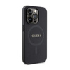 Guess Saffiano MagSafe - Etui iPhone 14 Pro Max (czarny) (GUHMP14XPSAHMCK)