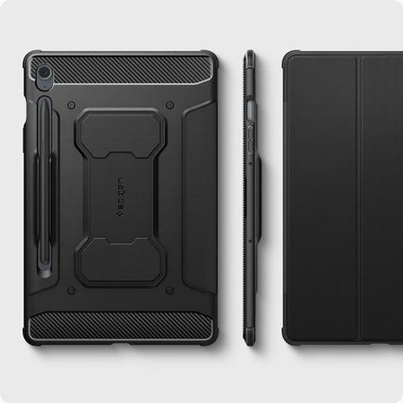 Spigen Rugged Armor Pro - Etui do Samsung Galaxy Tab S9 FE 10.9" (Czarny) (ACS06857)