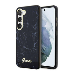 Guess Marble Collection - Etui Samsung Galaxy S23+ (czarny) (GUHCS23MPCUMAK)