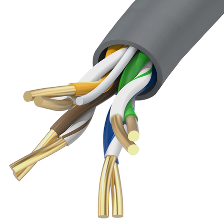 Unitek kabel skrętka Cat.5e UTP RJ45 (8P8C) 305m - Szary (Y-C879GY)