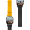 UAG Pathfinder - silikonowy dwustronny pasek magnetyczny do Apple Watch seria: 1-3, 42mm / series 4-6 & SE 1-3, 44mm / series 7-9, 45mm / series 10-11, 46mm / Ultra 1-3, 49mm (heritage yellow / black) (194161118240)