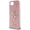 Guess Fixed Glitter Big 4G - Etui do iPhone 16e (różowy) (GUHCPSE4HG4SGP)
