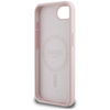 Guess Silicone Script Metal Logo MagSafe - Etui do iPhone 16e (różowy) (GUHMPSE4SMBSLP)