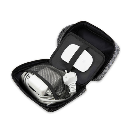 Guess GCube Stripe Travel Universal Bag - Organizer na akcesoria (Czarny) (GUHBHGCFSEK)