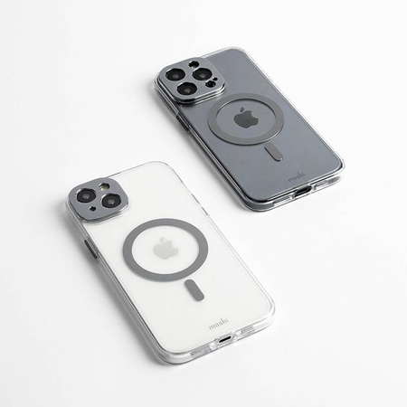 Moshi iGlaze MagSafe - Etui iPhone 15 Pro Max (Meteorite Gray) (99MO231008)