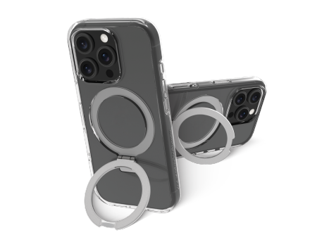 dbramante1928 Iceland Ultra D3O MS Kick - obudowa ochronna z podstawką do iPhone 16 Pro kompatybilna z MagSafe przezroczysty (IUK1CL006298)