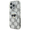 Karl Lagerfeld IML Karl Head Electroplated - Etui  iPhone 16 Pro (przezroczysty) (KLHCP16LHKLPKHT)