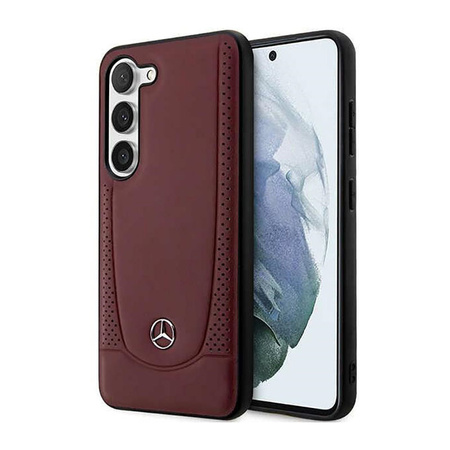 Mercedes Leather Urban Line - Etui Samsung Galaxy S23+ (czerwony) (MEHCS23MARMRE)