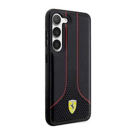 Ferrari Perforated 296P Collection - Etui Samsung Galaxy S23+ (czarny) (FEHCS23MPCSK)