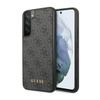 Guess 4G Metal Logo - Etui Samsung Galaxy S23 (szary) (GUHCS23SG4GFGR)