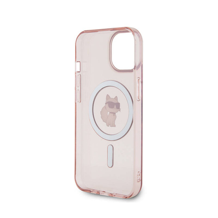 Karl Lagerfeld IML Choupette MagSafe - Etui iPhone 15 (różowy) (KLHMP15SHFCCNOP)