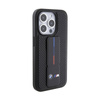 BMW Grip Stand Smooth & Perforated - Etui iPhone 15 Pro (czarny) (BMHCP15LGSPPRK)