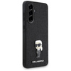 Karl Lagerfeld Fixed Glitter Ikonik Logo Metal Pin - Etui do Samsung Galaxy A36 5G (czarny) (KLHCSA36GKNPSK)