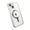 Speck Gemshell Grip + MagSafe - Etui do iPhone 16e / iPhone 15 / iPhone 14 / iPhone 13 (Clear / Chrome Finish) (150494-3223)