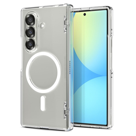 Spigen Ultra Hybrid Pro Mag MagSafe - Etui do Samsung Galaxy Z Fold 7 (Clear/White) (ACS09546)