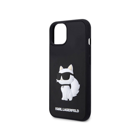 Karl Lagerfeld 3D Rubber NFT Choupette - Etui iPhone 14 Plus (Czarny) (KLHCP14M3DRKHNK)