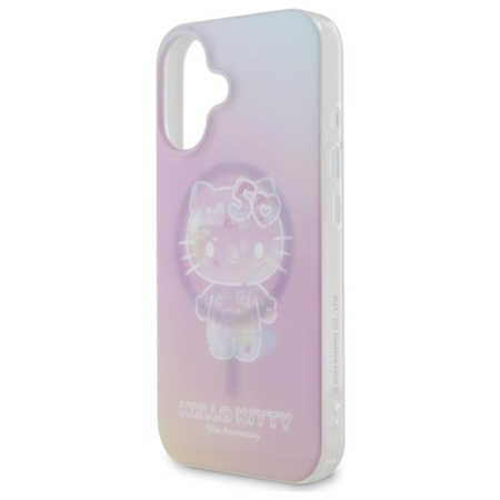 Hello Kitty IML 50TH Anniversary MagSafe - Etui iPhone 16 (różowy) (HKHMP16SH50AP)