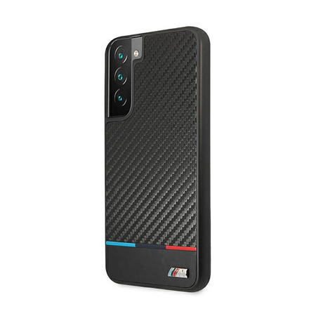 BMW M Collection Triangles - Etui Samsung Galaxy S22+ (czarny) (BMHCS22MPUCARTCBK)