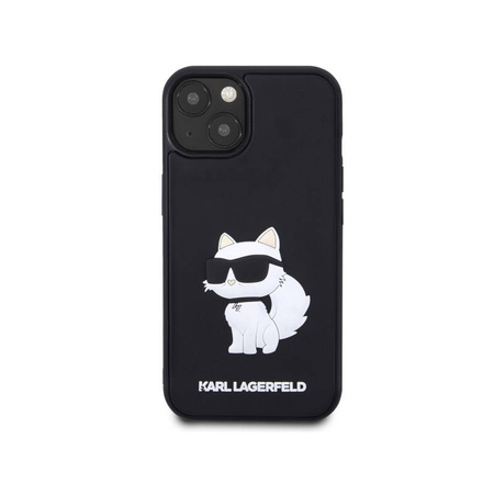 Karl Lagerfeld 3D Rubber NFT Choupette - Etui iPhone 14 Plus (Czarny) (KLHCP14M3DRKHNK)