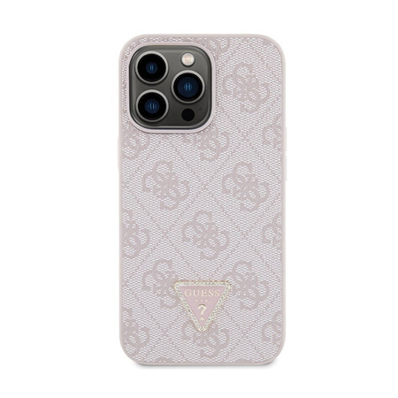 Guess Crossbody 4G Metal Logo - Etui iPhone 13 Pro Max (różowy) (GUHCP13XP4TDSCPP)