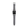 Karl Lagerfeld Saffiano Monogram - Pasek do Apple Watch 42/44/45/49 mm (srebrny) (KLAWLSAKLHPG)