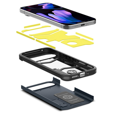 Spigen Tough Armor - Etui do Google Pixel 9 Pro XL (Metal Slate) (ACS07727)