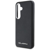 Karl Lagerfeld Saffiano Full Wrapped Elongated Metal Logo MagSafe - Etui do Samsung Galaxy S25 (czarny) (KLHMS25SPSAFWMCK)