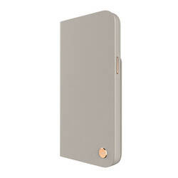 Moshi Overture MagSafe - Skórzane etui 3w1 z klapką iPhone 14 Plus (Serene Gray) (99MO138012)