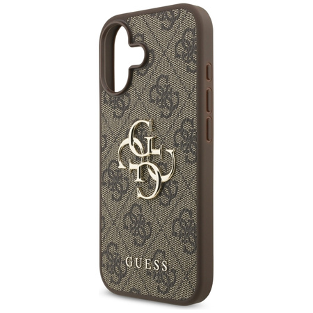 Guess 4G Big Logo - Etui iPhone 17 (brązowy) (GUHCP17S4GMGBR)