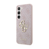 Guess 4G Big Metal Logo - Etui Samsung Galaxy A35 5G (różowy) (GUHCSA354GMGPI)