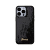 Guess Sequin Script Metal - Etui iPhone 15 Pro Max (czarny) (GUHCP15XPSFDGSK)