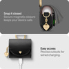 Spigen Cyrill Mini Bag - Etui z paskiem do Apple AirPods 4 (Czarny) (ACS08651)